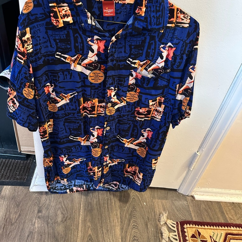 Blue Graphic Men's Shirt